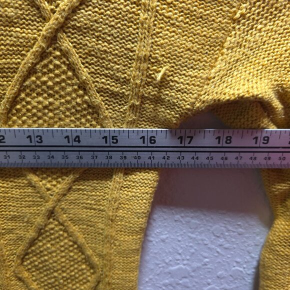 Mossimo‎ Mustard Yellow Knit Sweater | Size Small - Picture 8 of 11